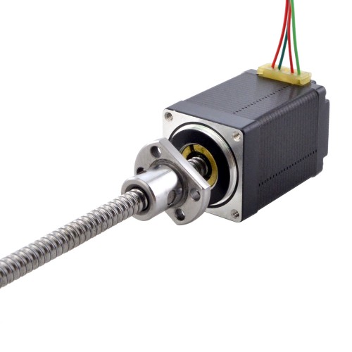 NEMA 11 External Ball Screw Linear Stepper Motor 11E18S1004BAM5-150RS Lead 2mm Lead Length 150mm