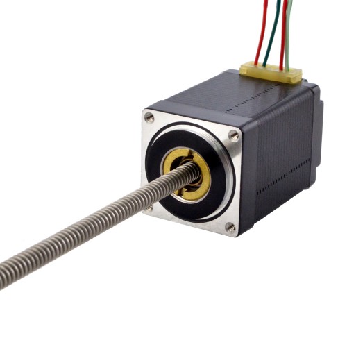 NEMA 11 Non-Captive Acme Linear Stepper Motor 11N18S1004FD5-200RS 0.12Nm Lead 1.27mm Lead Length 200mm