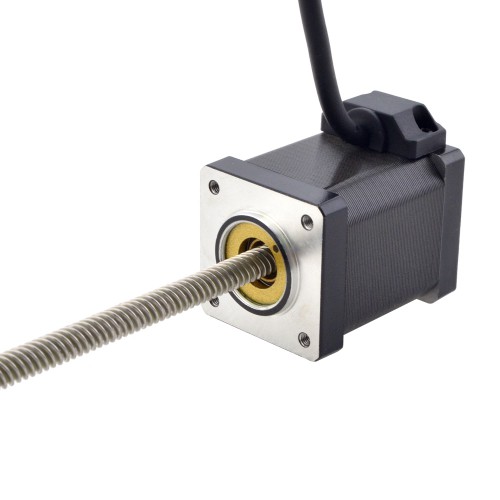 NEMA 14 Non-Captive Acme Linear Stepper Motor 14N19S1504RF5-200RS Lead 6.35mm Lead Length 200mm