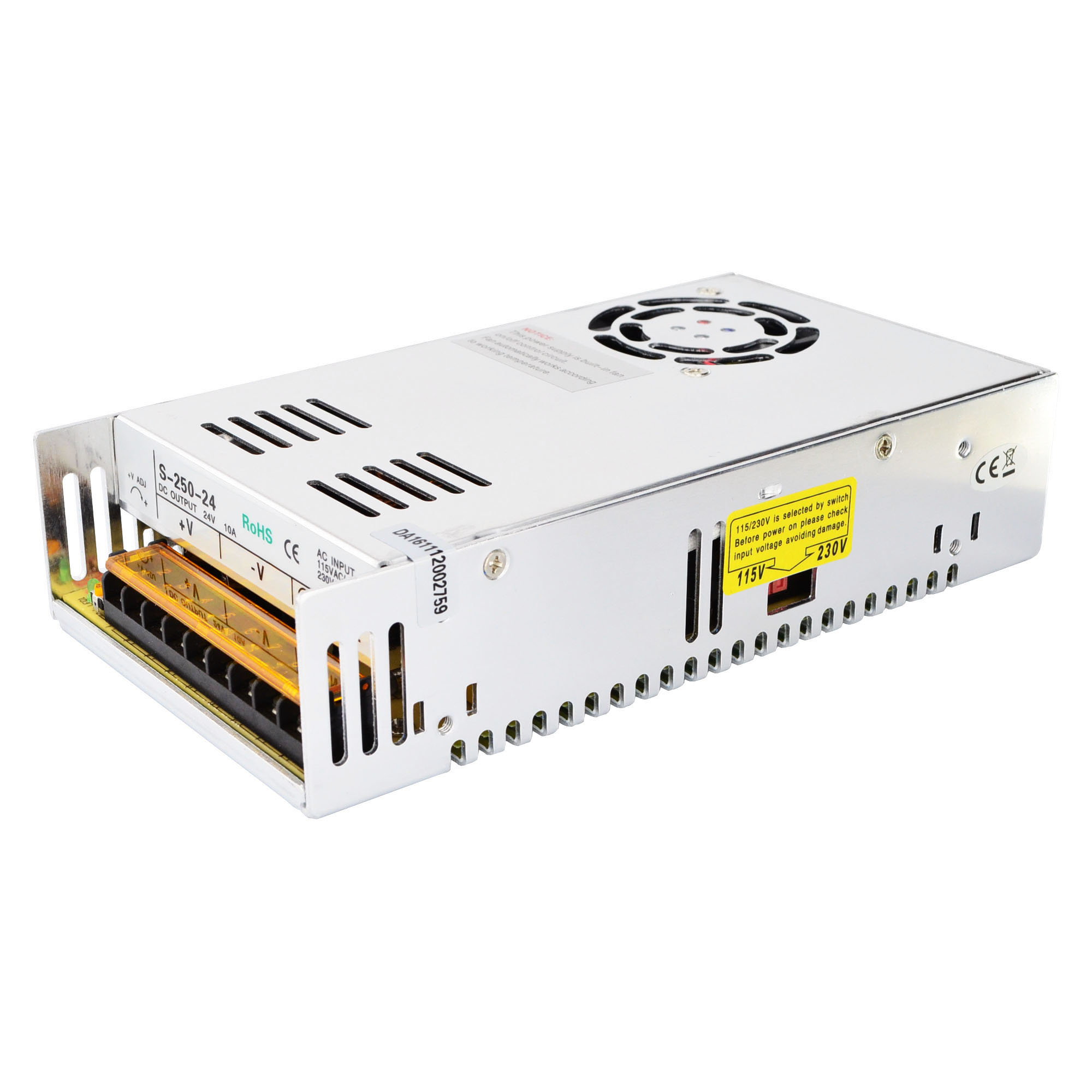 24VSwitchingPowerSupplyS-250-24250W24V10A