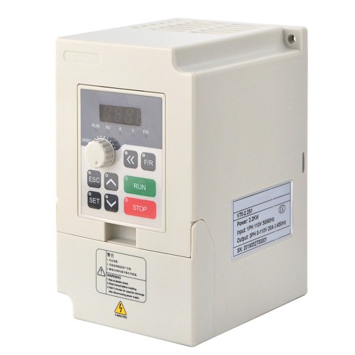 Variable Frequency Drive (VFD) V70-2.2S1 Spindle Motor Inverter 2.2KW 3HP 20A 110V