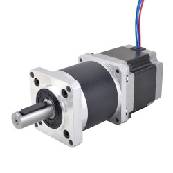 Dual Shaft Nema 23 Geared Stepper Motor L=56mm with 50:1 High Precision Planetary Gearbox