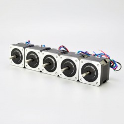 5PCS Nema 17 Stepper Motor 5-17HS13-0404S 1.8 deg 26Ncm 12V 4 Wires