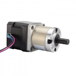 Dual Shaft Nema 17 Gear Reduction Stepper Motor 17HS15-0404S-PG19 with 19:1 Planetary Gearbox