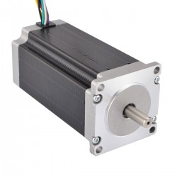 Nema 23 Dual Shaft Stepper Motor 23HS45-3008D Unipolar/Bipolar 1.8 deg 2.5Nm 8 Wires