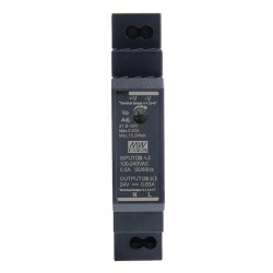 MeanWell HDR-15-24 15W 24VDC 0.63A Ultra Slim Step Shape DIN Rail Power Supply