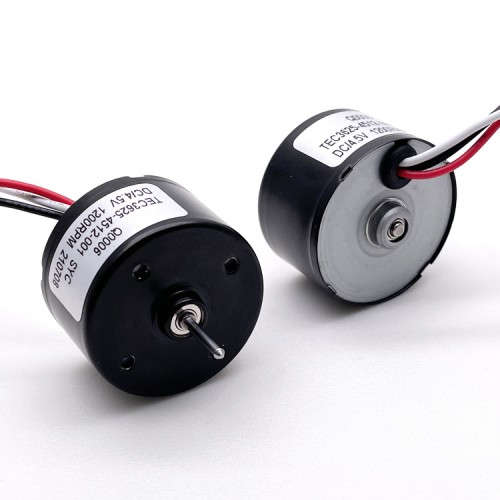 2Pcs Φ35.5mm 12V/24V High Torque Brushless DC Motor TEC3625 550g.cm 3600RPM Shaft 3mm