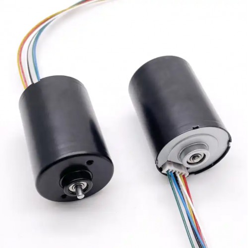 2Pcs Φ35.8mm 12V/24V Brushless DC Motor BLDC Motor TEC3650 200g.cm 5300RPM/3400RPM Shaft 3.175mm