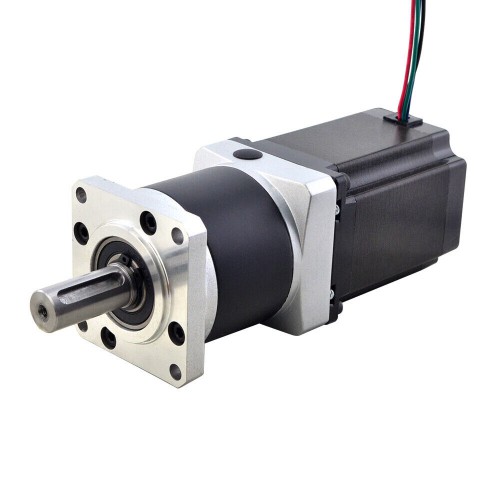 Nema 23 Geared Stepper Motor with 10:1/20:1/50:1 Planetary Gearbox Output Shaft Φ14mm Key-way