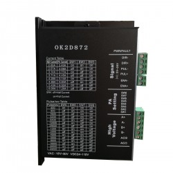 Digital Stepper Driver OK2D872 1.4-5.6A 24-110VDC,18-80VAC for NEMA 23 NEMA 24 NEMA 34 Stepper Motor