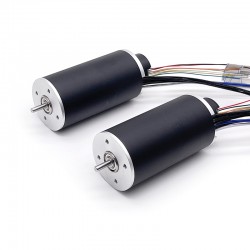 2Pcs Φ36mm 24/36V Brushless Coreless DC Motor TBC3670 1.2-2.4kg.cm 67-270W Shaft Diameter 3.175mm