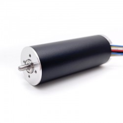 2Pcs Φ22mm 12/24V Brushless Coreless DC Motor TBC2260 0.8kg.cm 40W Shaft Diameter 2mm