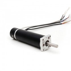 2Pcs Φ22mm 12/24V Brushless Coreless DC Motor TBC2266 0.8kg.cm 62.3W/118.5W Shaft Diameter 3mm