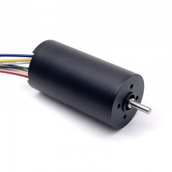 2Pcs Φ28mm 24V Brushless Coreless DC Motor TBC2854 0.8kg.cm/2.2kg.cm 15.2W/41W Shaft Diameter 5mm