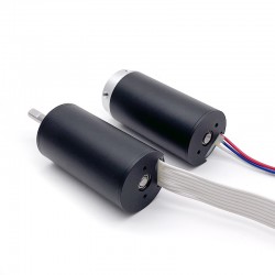 2Pcs Φ28mm 24V Brushless Coreless DC Motor TBC2854 0.8kg.cm/2.2kg.cm 15.2W/41W Shaft Diameter 5mm