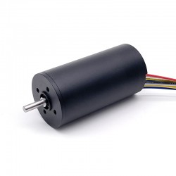 2Pcs Φ28mm 24V Brushless Coreless DC Motor TBC2854 0.8kg.cm/2.2kg.cm 15.2W/41W Shaft Diameter 5mm