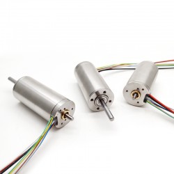 2Pcs Φ30mm 24V/48V Dual Shaft Brushless Coreless DC Motor TBC3067 0.973kg.cm/0.9kg.cm 160W