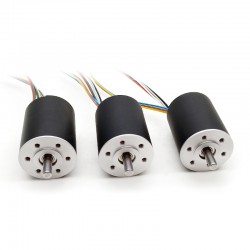 2Pcs Φ32mm 12V/24V Brushless Coreless DC Motor TBC3242 4.6kg.cm/1.9kg.cm 45.5W/ 25.1W Shaft Diameter 5mm