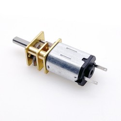 2Pcs 2.4V/5V Mini PM DC Gear Brush Motor GM12-N20VA With Reduction Ratio 10~1000 Spur Gearbox