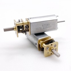 2Pcs 6V/12V Brushed DC Gearmotor PMDC Motor GM14-050SH With Reduction Ratio 3~350 Spur Gearbox