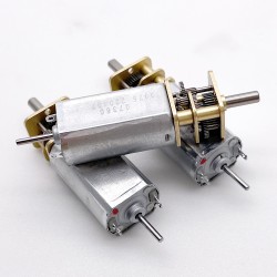 2Pcs 6V/12V Brushed DC Gearmotor PMDC Motor GM14-050SH With Reduction Ratio 3~350 Spur Gearbox