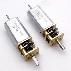 2Pcs 6V/12V Brushed DC Gearmotor PMDC Motor GM14-050SH With Reduction Ratio 3~350 Spur Gearbox