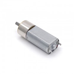 2Pcs Φ15.5mm 6V/12V Brushed DC Gearmotor PMDC Motor GM16-050SH with Reduction Ratio 18~336 Spur Gearbox