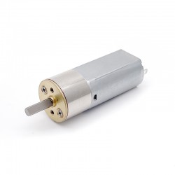 2Pcs Φ15.5mm 6V/12V Brushed DC Gearmotor PMDC Motor GM16-050SH with Reduction Ratio 18~336 Spur Gearbox