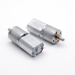 2Pcs Φ20mm 6V/12V Brushed DC Gearmotor PMDC Motor GM20-130SH with Reduction Ratio 29~488 Spur Gearbox