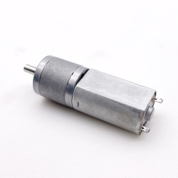 2Pcs Φ15.5mm 6V/12V Brushed DC Gearmotor PMDC Motor GM20-180SH with Reduction Ratio 29~488 Spur Gearbox