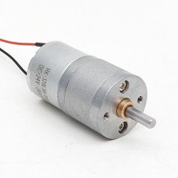 2Pcs Φ25mm 6V/12V Brushed DC Gearmotor PMDC Motor GM25-320SH with Reduction Ratio 4~499 Spur Gearbox