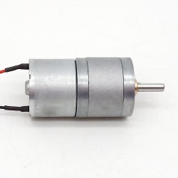 2Pcs Φ25mm 6V/12V Brushed DC Gearmotor PMDC Motor GM25-320SH with Reduction Ratio 4~499 Spur Gearbox