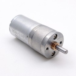 2Pcs Φ24.4mm 6V/12V High Torque Brushed  Reduction DC Motor PMDC Motor GM25-370CA with  Spur Gearbox