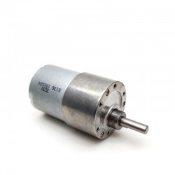 2Pcs 12V/24V Brushed DC Gear Motor PMDC Motor GM37-3530 with Reduction Ratio 6~810 Spur Gearbox