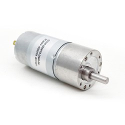 2Pcs Φ37mm 12V/24V Brushed DC Gearmotor GM37-555 with Reduction Ratio 6~810 Spur Gearbox