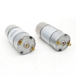 2Pcs Φ37mm 12V/24V Brushed DC Gearmotor GM37-555 with Reduction Ratio 6~810 Spur Gearbox