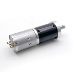 2Pcs Φ24mm 6V/12V Brushed DC Gearmotor PMDC Motor GMP24-370CA with Planetary Reduction Gearbox