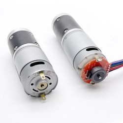 2Pcs Φ28mm 12V/24V Brushed DC Gearmotor PMDC Motor GMP28-385PA with Ratio 4~720 Planetary gearbox