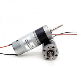 2Pcs Φ42mm 12V/24V High Torque Brushed DC Gearmotor PMDC Motor GMP36-555PM with Planetary Reduction Gearbox