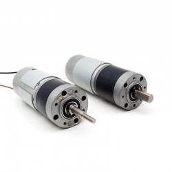 2Pcs Φ42mm 12V/24V High Torque Brushed DC Gearmotor PMDC Motor GMP36-555PM with Planetary Reduction Gearbox