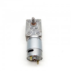 2Pcs 6V/12V Permanent Magnet DC Worm Gear Motor 1.25W Shaft 6mm With Ratio 70~2700 Worm Gearbox