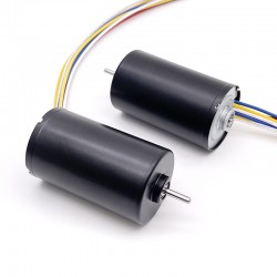 2Pcs Φ28mm 12V/24V Brushless BLDC DC Motor TEC2847 150g.cm 4000rpm/4250rpm Shaft 3mm