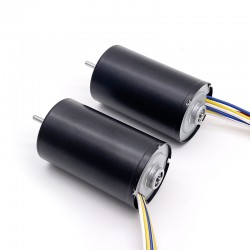 2Pcs Φ28mm 12V/24V Brushless BLDC DC Motor TEC2847 150g.cm 4000rpm/4250rpm Shaft 3mm