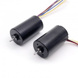 2Pcs Φ28mm 12V/24V Brushless BLDC DC Motor TEC2847 150g.cm 4000rpm/4250rpm Shaft 3mm