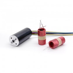 2Pcs Φ16mm 12V/24V BLDC Coreless Motor TEC1636 32.6g.cm 3.4W Shaft 2mm 10000RPM