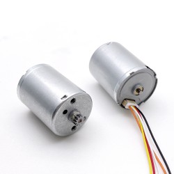 2Pcs Φ22.4mm 12V/24V BLDC Motor Brushless DC Motor TEC2430 4500RPM 3W 0.05kg.cm Shaft 2mm