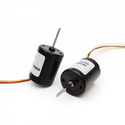 2Pcs Φ22.4mm 12V/24V BLDC Motor Brushless DC Motor TEC2430 4500RPM 3W 0.05kg.cm Shaft 2mm