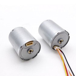 2Pcs Φ22.4mm 12V/24V BLDC Motor Brushless DC Motor TEC2430 4500RPM 3W 0.05kg.cm Shaft 2mm