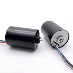 2Pcs Φ35.8mm 12V/24V Brushless DC Motor BLDC Motor TEC3650 200g.cm 5300RPM/3400RPM Shaft 3.175mm