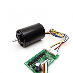 2Pcs 12V/24V High Torque Brushless DC Motor + BLDC Motor Drive Kit TEC4260 500g.cm 2500RPM/1300RPM